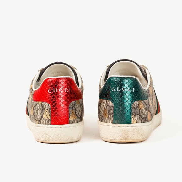 Gucci Ace GG Supreme Monogram Bee Sneakers - Picture 3 of 12